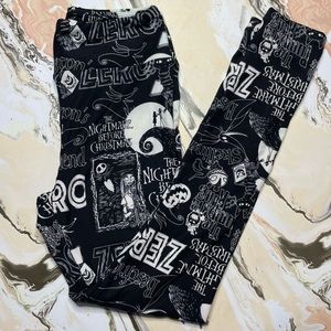 LuLaRoe Nightmare Before Christmas OS Leggings